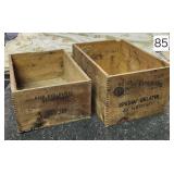 DuPont Explosives Wooden Ammo Cases