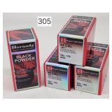 Hornady Black Powder .44 Cal. Lead Round Bullets