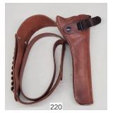 Leather Shoulder Holster w/ Cartridge Holder