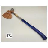 Estwing Axe w/ Tooled Leather Sheath