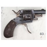 R&A Belgian Pinfire Revolver