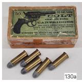 Colt .38 Cal. Long Center Fire Cartridges