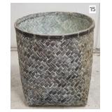Woven Rush Gathering Basket - 17''