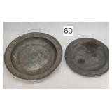 Heavy Pewter 15' Charger & 12' Plate
