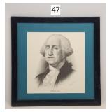 J. Wilbur Gonterman George Washington Framed Litho