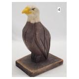 Folk Carved Bald Eagle - 10'