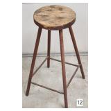 Early Wood Fern Stand - 29' in Old Red Paint