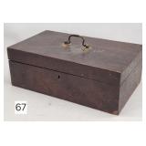 Antiuqe Walnut Document Box