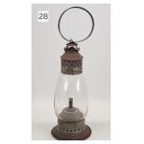 Pierced Tin Lantern w/ Loop Handle