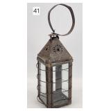 Primitive Tin Candle Lantern