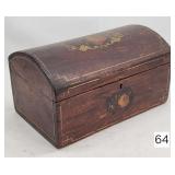 Early Dome Top Document Chest