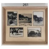 Winnebago County Fair 1926 Framed Photographs