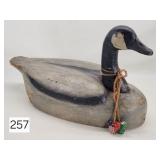 Antique Wooden Carved Canadian Goose Decoy