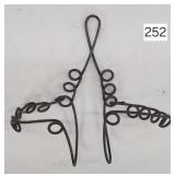 Antique Fancy Wire Pot Hanger Rack