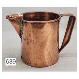 Early American Copper 7' Pitcher