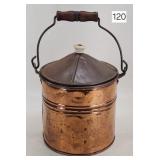 Copper Cream Pail w/ Lid