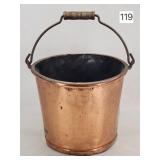 Early American Copper Milk Pail