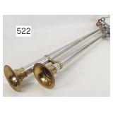 Brass & Nickel Set of 26' Air Horns