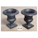 Victorian Cast Iron 13' Porch Urns