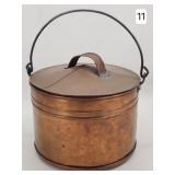 Early Copper Kettle w/ Lid