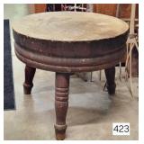 Early 33' Wooden Butchers Block