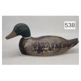 Pascagoula Animal Trap Co. Mallard Wood Decoy