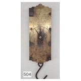 Chatillon's Brass 60 lb. Milk Scale