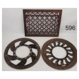 Cast Iron Stove Pipe & Floor Grates
