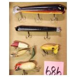 Vintage Muskie Fishing Lures & Plugs