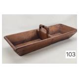 19th Century Primitive Wooden Produce Tote