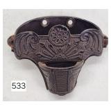 Victorian Cast Iron Wall Match Safe