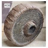18th Century Wooden Grinding Wheel