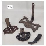 1890's Iron Cast Iron Roof Snow Birds