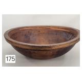 Early Large 25' Wooden Mixing Bowl