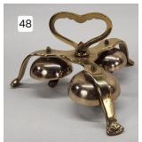 Early Victorian Brass Hotel Service Bell