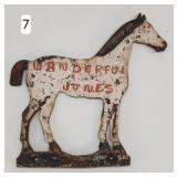 Early Cast Iron Horse Windmill Weight