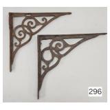 Fancy Cast Iron Shelf Brackets