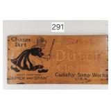 Old Dutch Cleanser Wooden Advertisement Sign