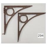 Cast Iron 14' Shelf Brackets