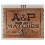 A&P Matches Crate Panel