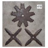 Early Architectural 12' Iron Brackets
