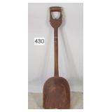 Early American Wooden 38' Grain Shovel