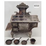 Zenda Ornate Child's Cook Stove