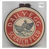 Daily - Egg Scratch Feed Stiched Advertisement
