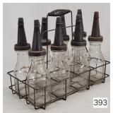 1910 Huffman Oil Jar Rack