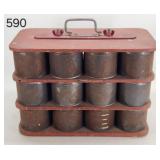 Antique 19th Century Travel Spice Caddy