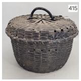 Splitwood Woven 13' Basket w/ Lid