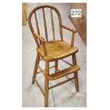 Primitive Bentwood Child's High Chair