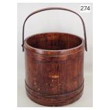 Primitive Bentwood Firkin