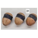Antique Wooden Nesting Eggs